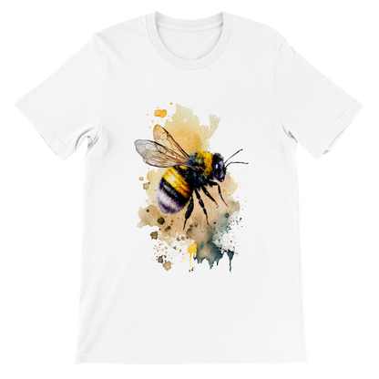 Watercolour Bee Painting Softstyle T-Shirt