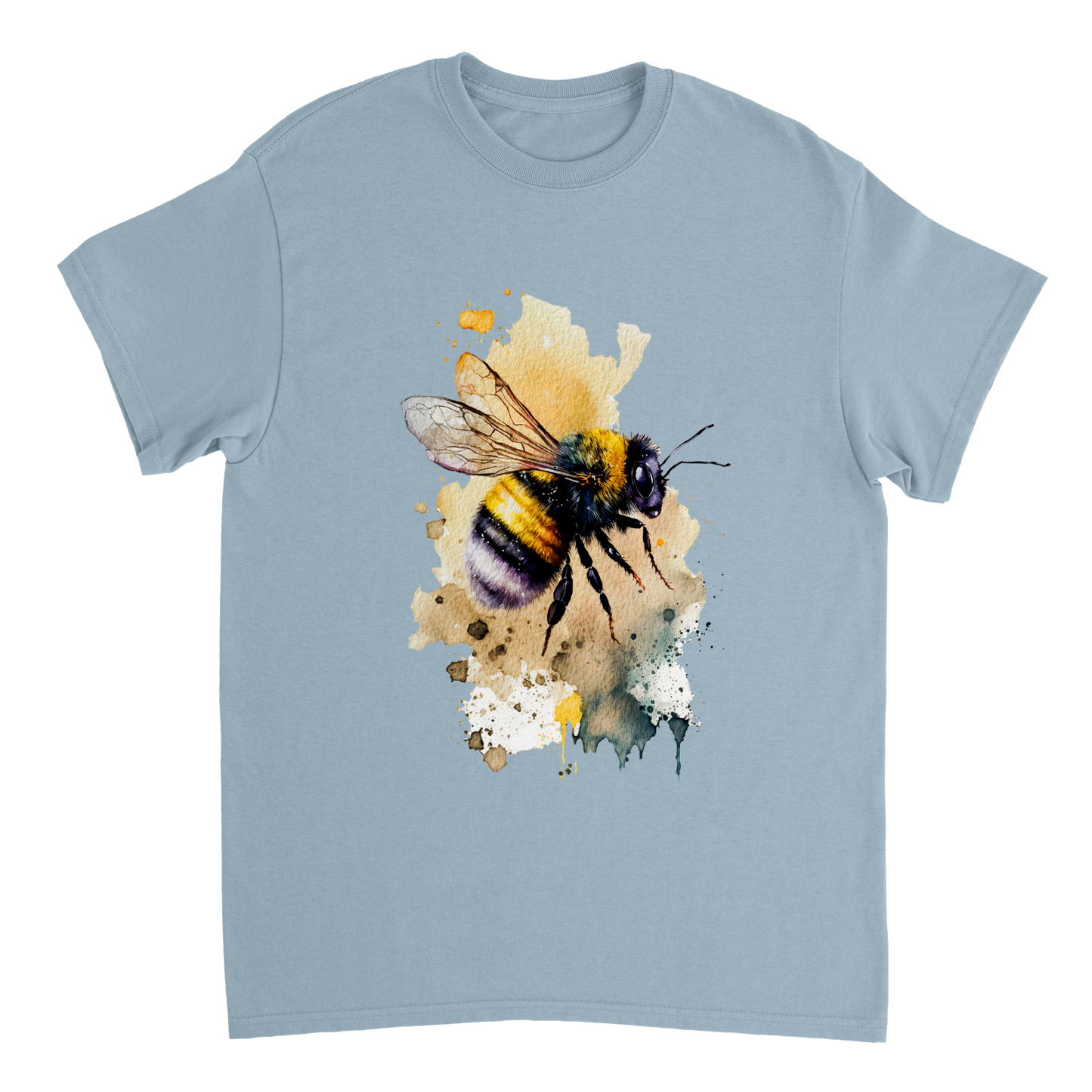 Watercolour Bee Painting Softstyle T-Shirt