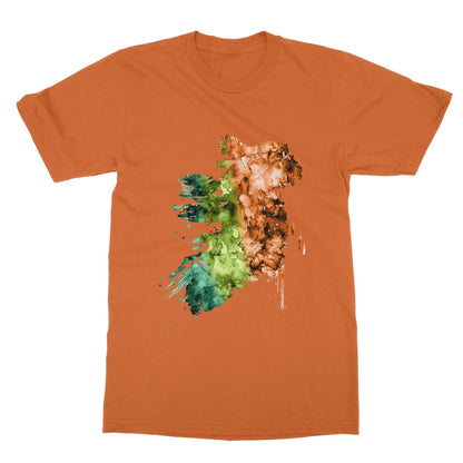 Watercolor Map of Ireland Softstyle T-Shirt