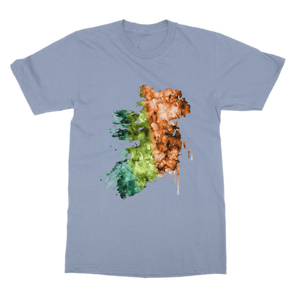 Watercolor Map of Ireland Softstyle T-Shirt