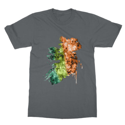 Watercolor Map of Ireland Softstyle T-Shirt