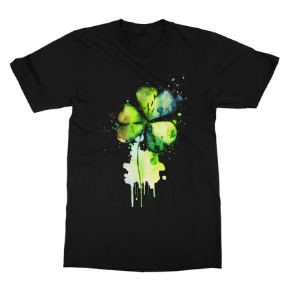 Watercolour Delightful Shamrock Softstyle T-Shirt