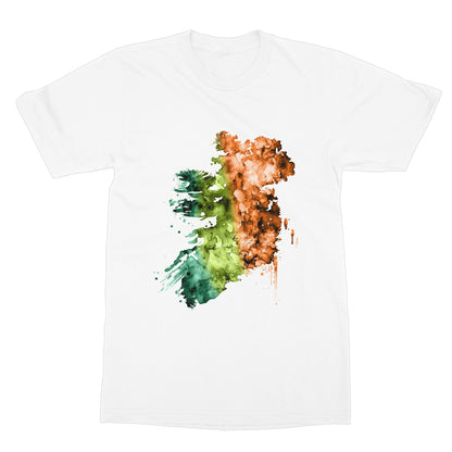 Watercolor Map of Ireland Softstyle T-Shirt